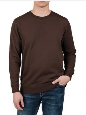 Rough Dress brown crewneck sweatshirt - fits XL